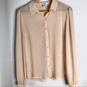 Pink Blouse with diamond details